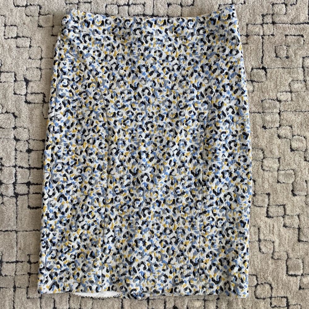 Maeve Leopard Jacquard Skirt - Picture 5 of 7